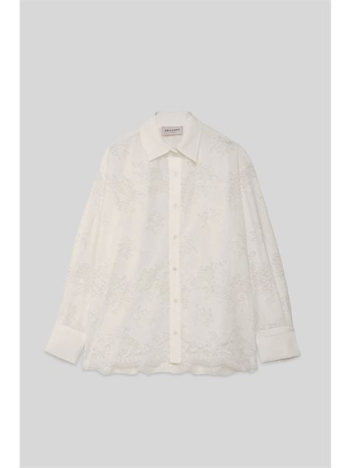 Embroidered lace shirt ERMANNO FIRENZE | D46EK005ENIMF24900249